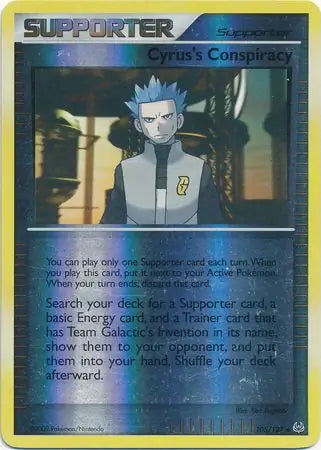 Platinum Cyrus's Conspiracy #105/127 reverse holo